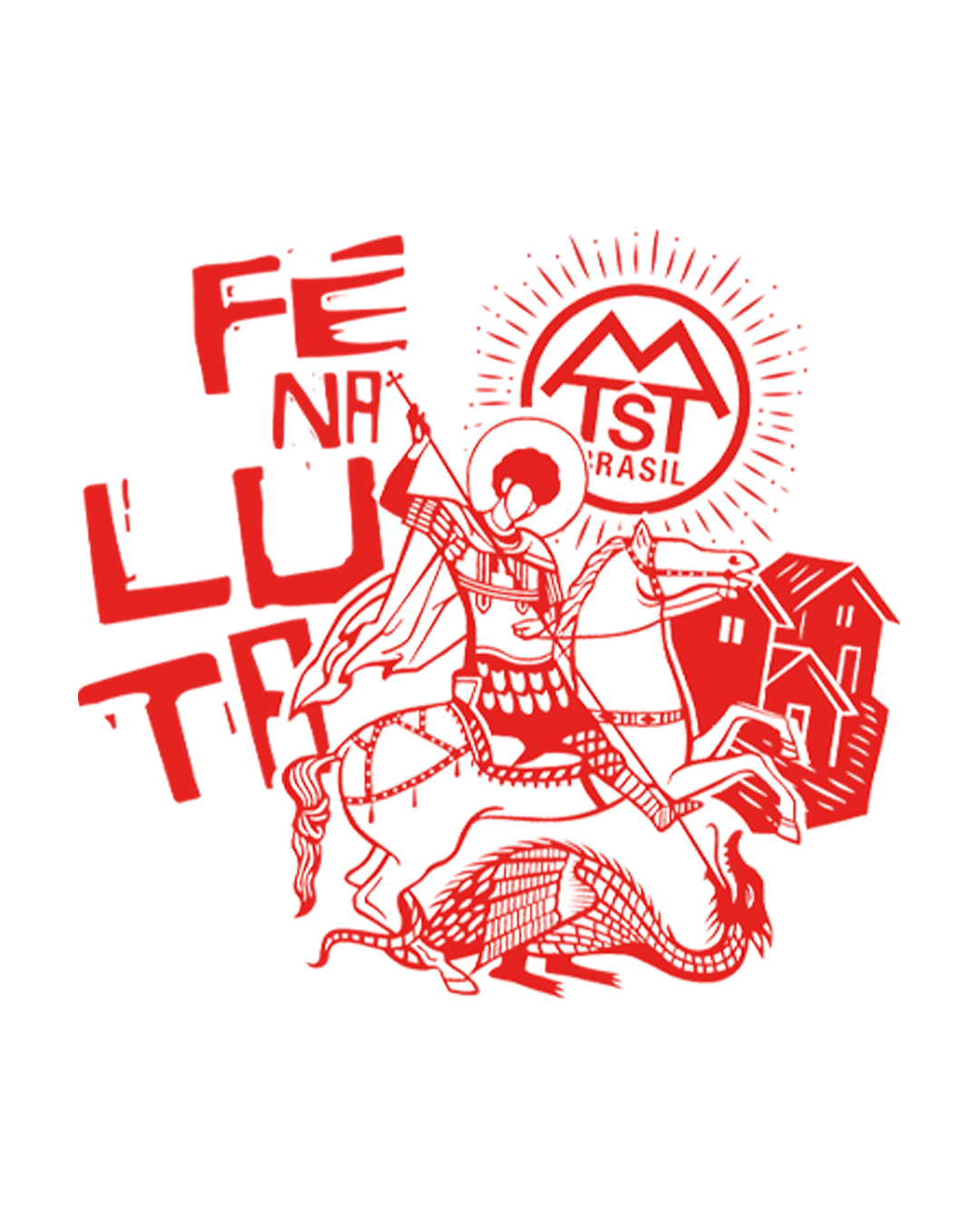 Camiseta Regata Fé Na Luta MTST