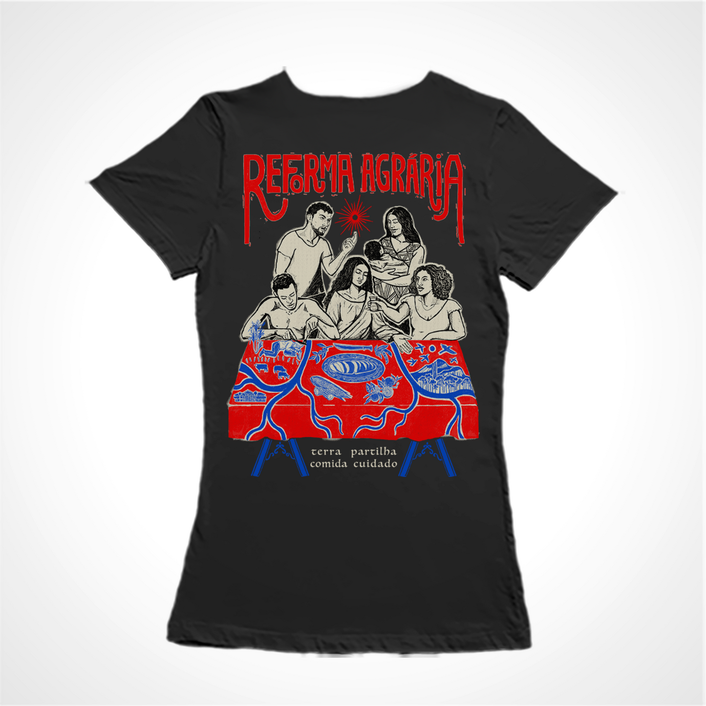 Camiseta Baby Look Reforma Agrária