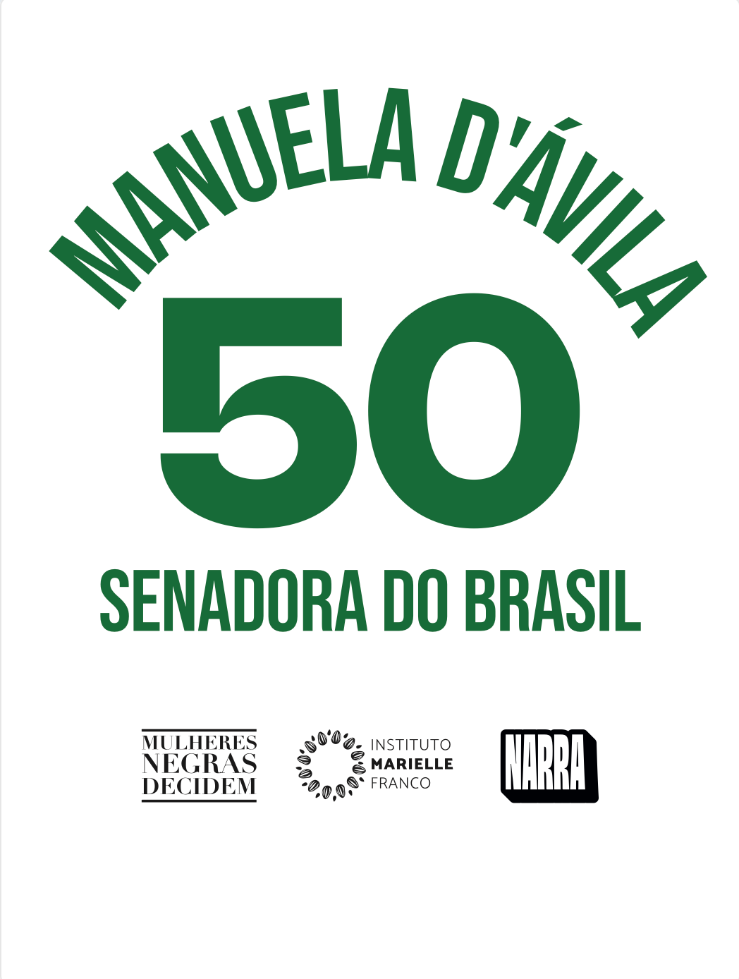 Camisa Senadoras do Brasil - Manuela d'Ávila