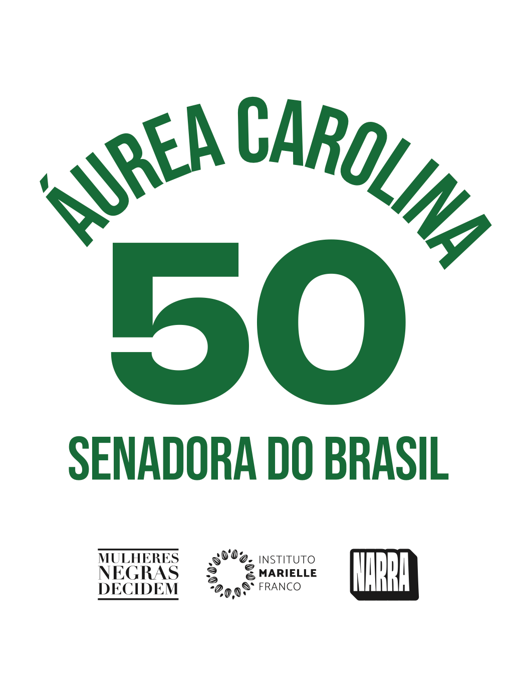 Camisa Senadoras do Brasil - Áurea Carolina