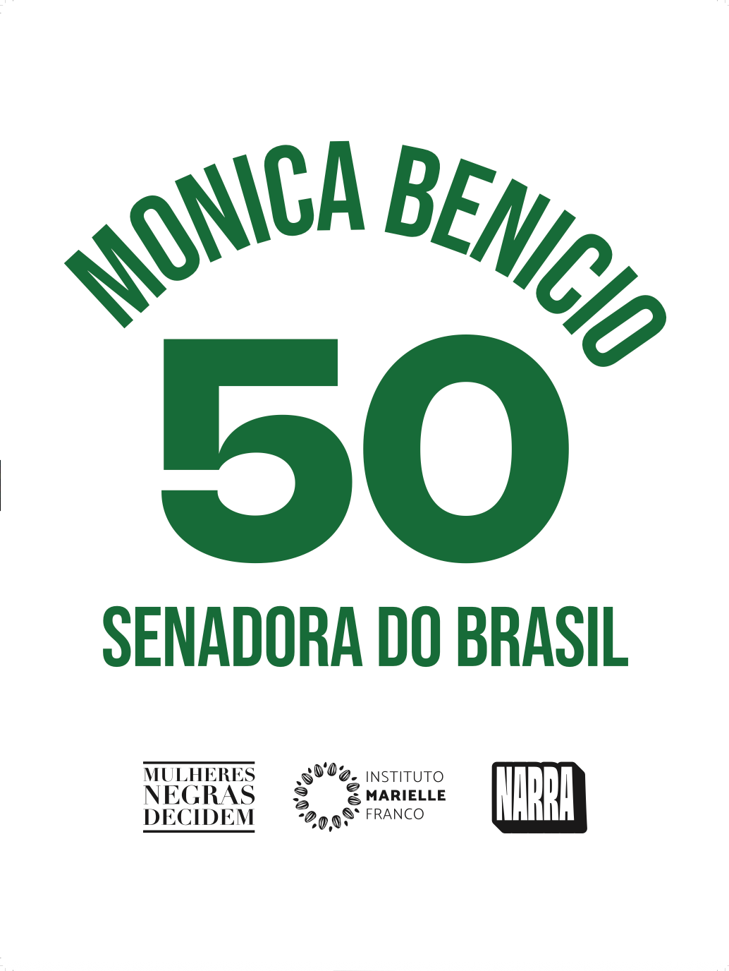 Camisa Senadoras do Brasil - Monica Benicio