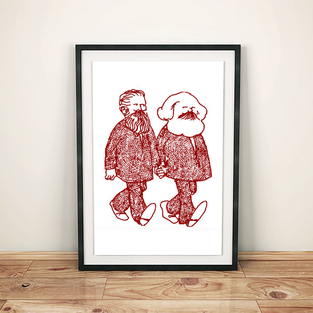 Pôster Marx & Engels