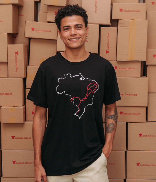 Camiseta Básica A Coluna Prestes