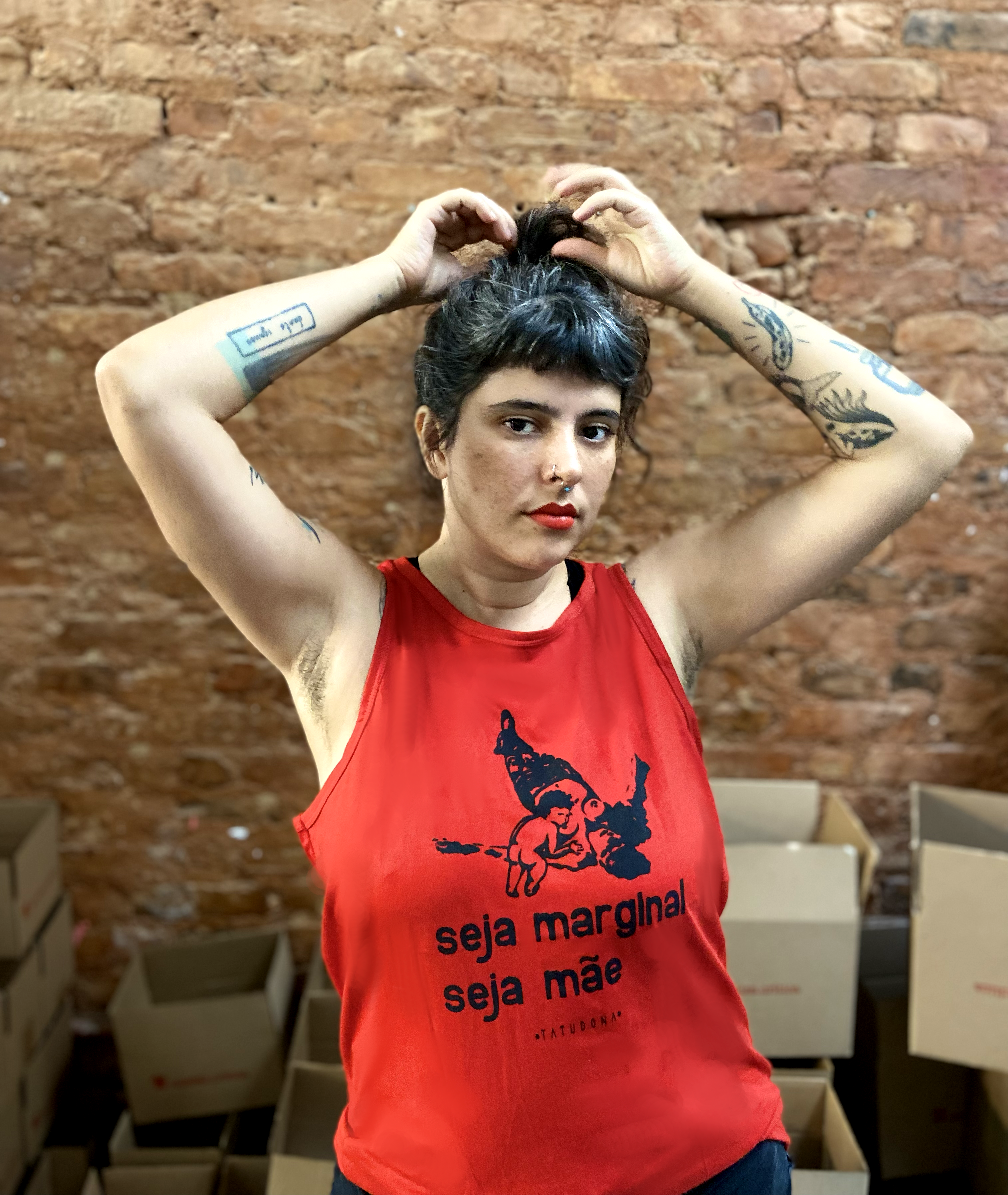 Camiseta Baby Look Seja Marginal Seja Mãe – Camisa Crítica