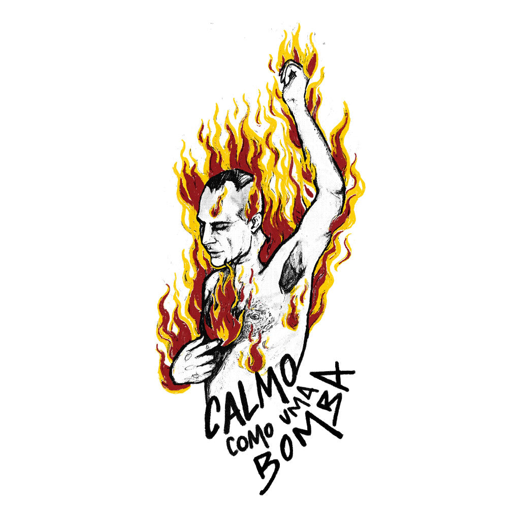 Camiseta Básica Marighella - Calmo Como Uma Bomba