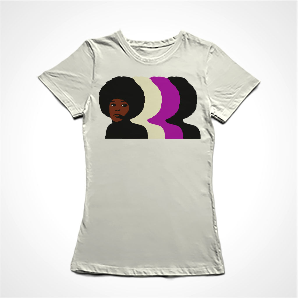 Camiseta Baby Look Angela Davis