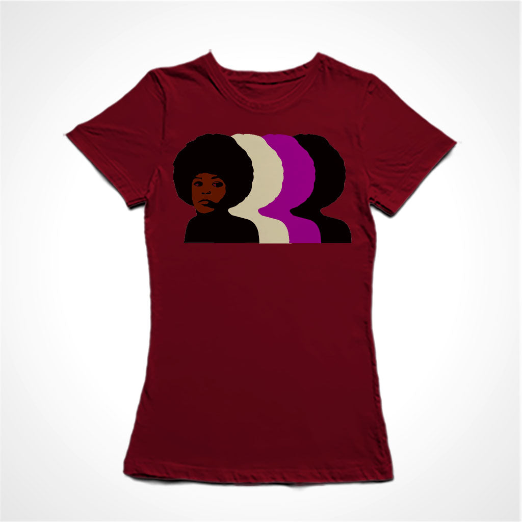 Camiseta Baby Look Angela Davis