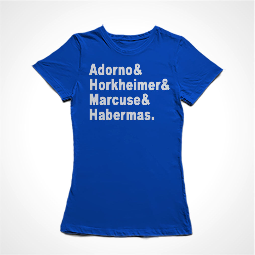 Camiseta Baby Look Escola de Frankfurt