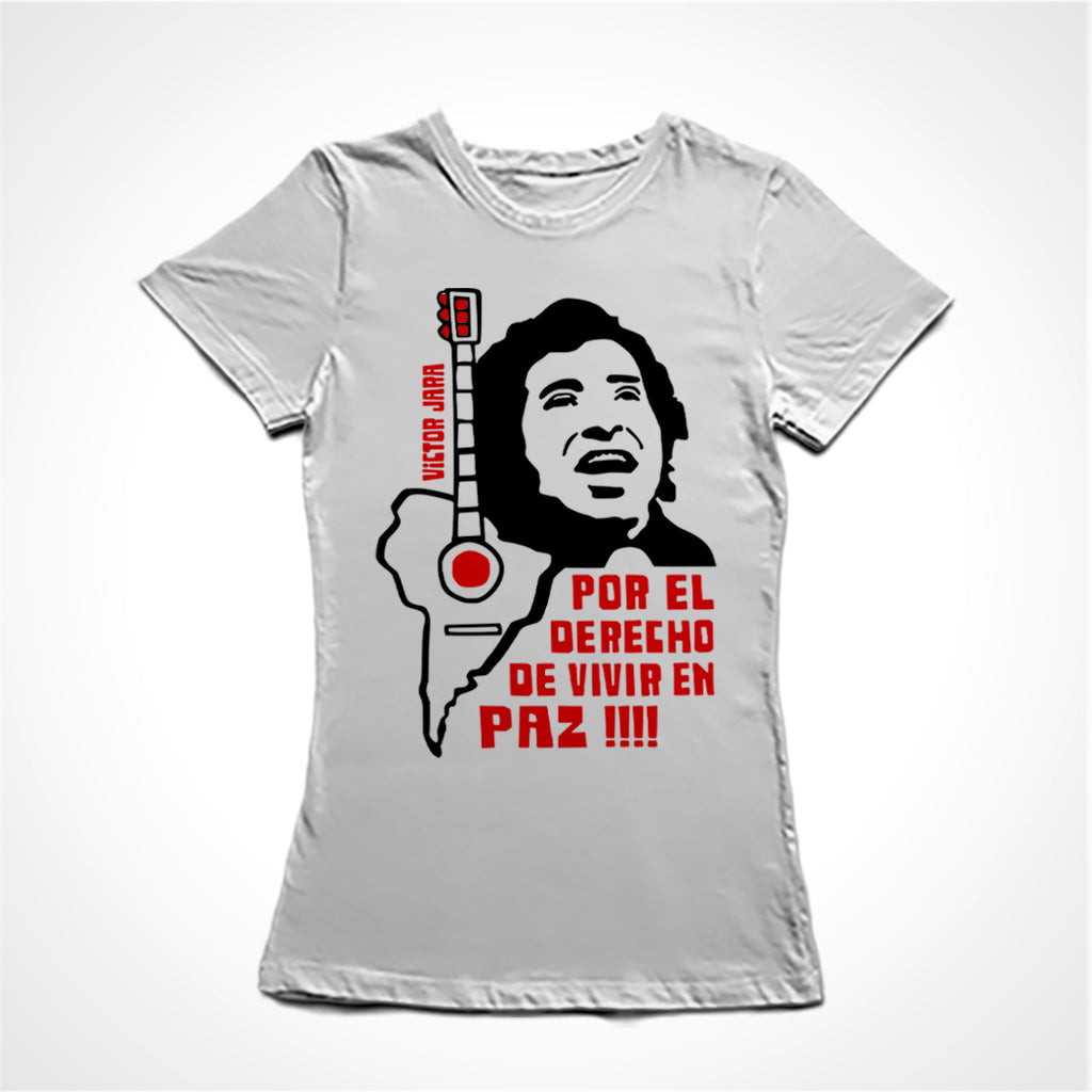 Camiseta Baby Look Victor Jara