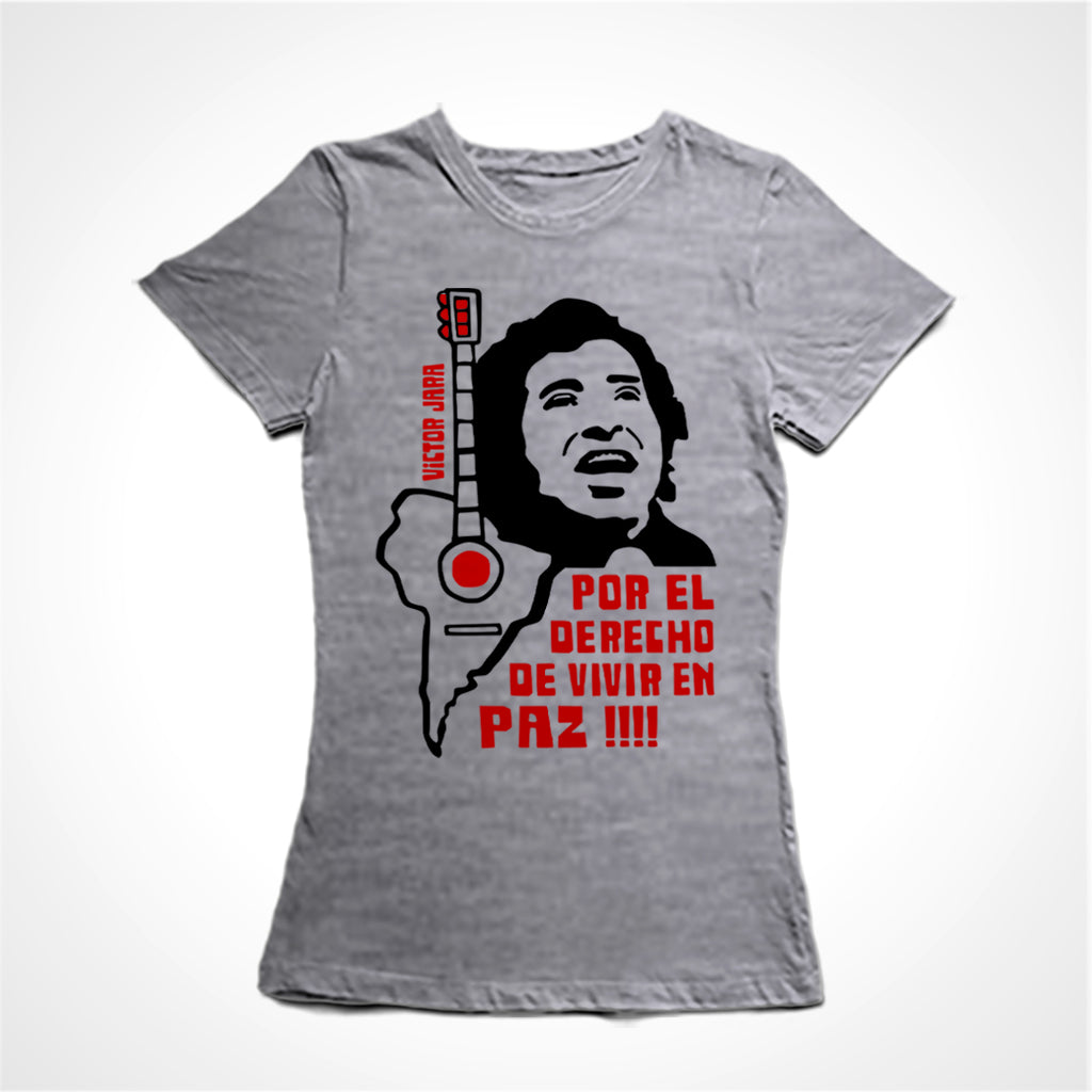 Camiseta Baby Look Victor Jara