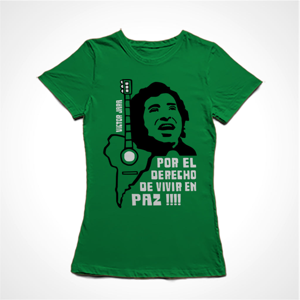 Camiseta Baby Look Victor Jara