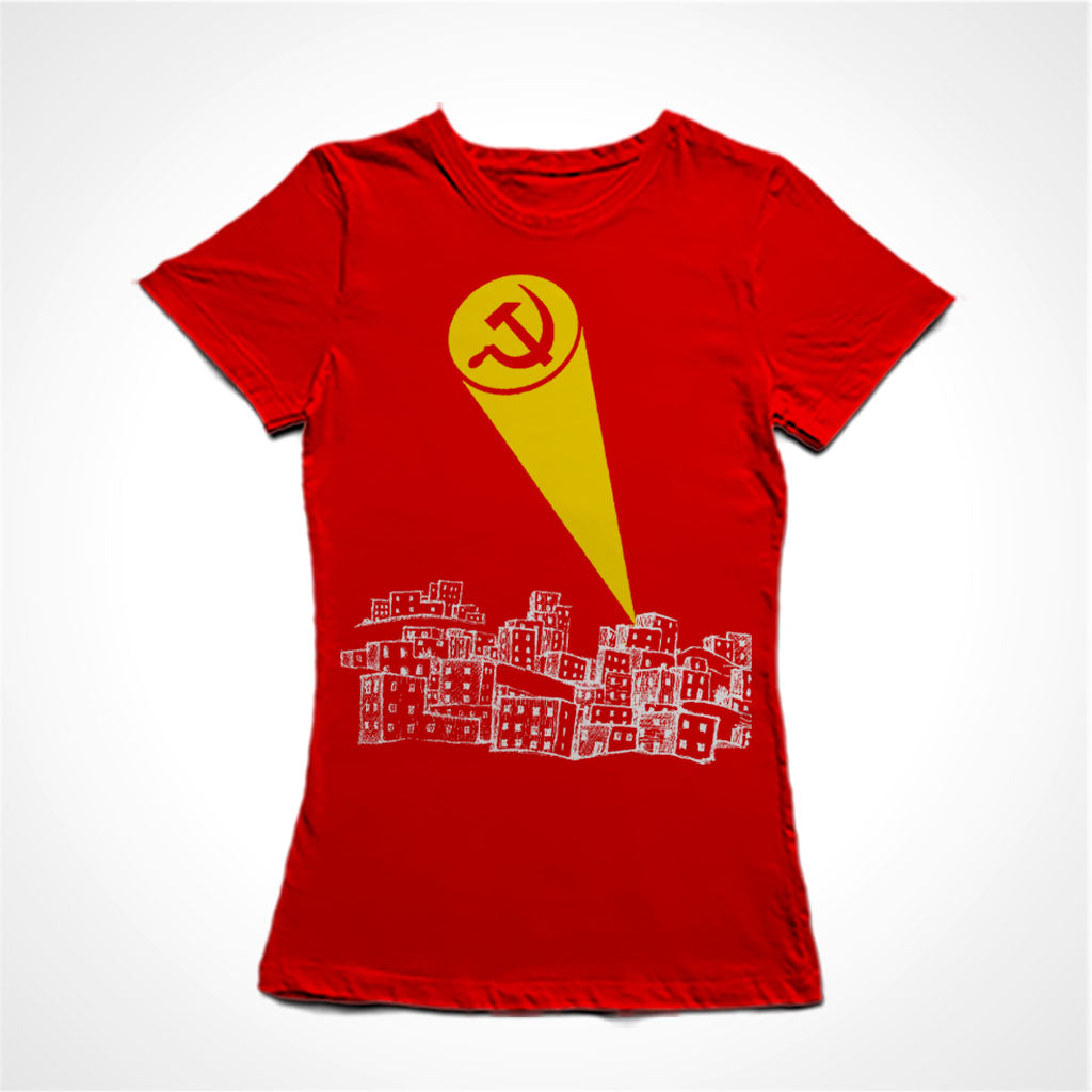 Camiseta Baby Look Luz da Comuna