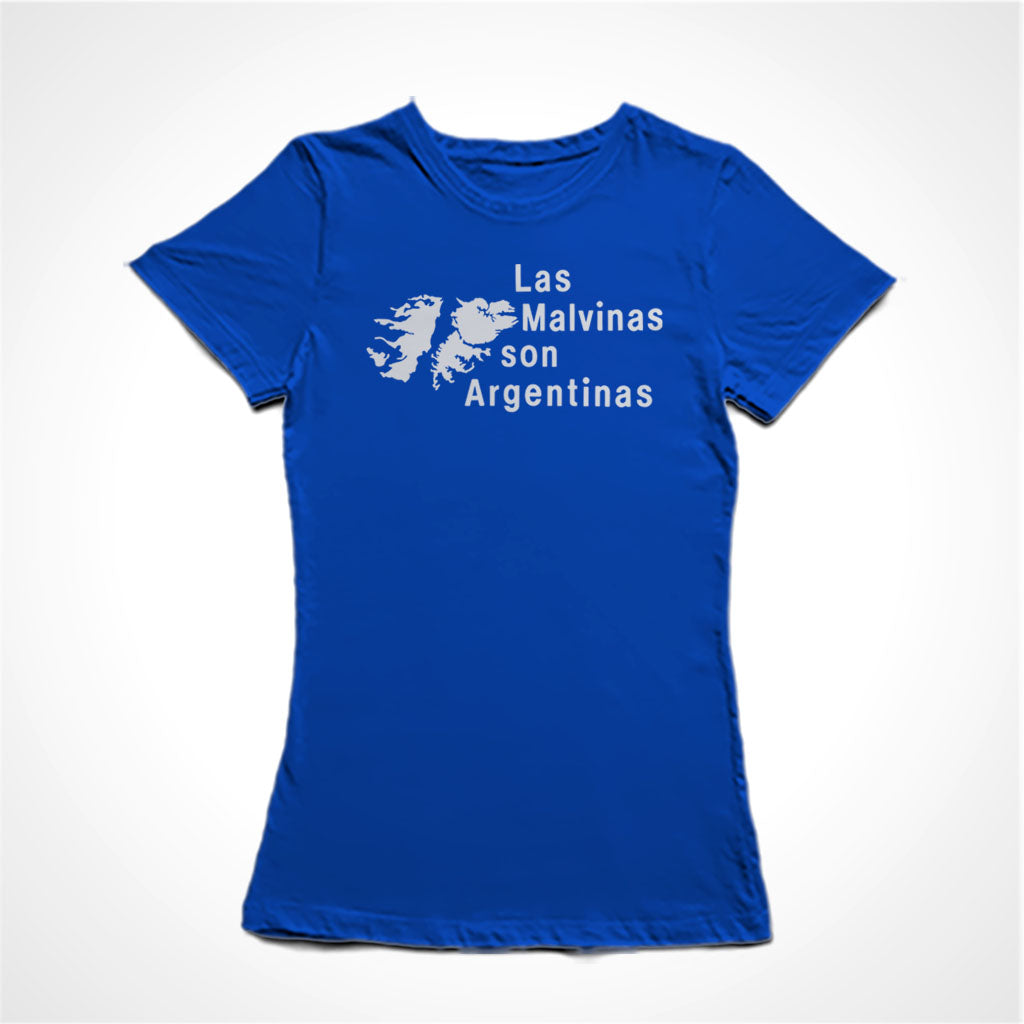Camiseta Baby Look Las Malvinas Son Argentinas