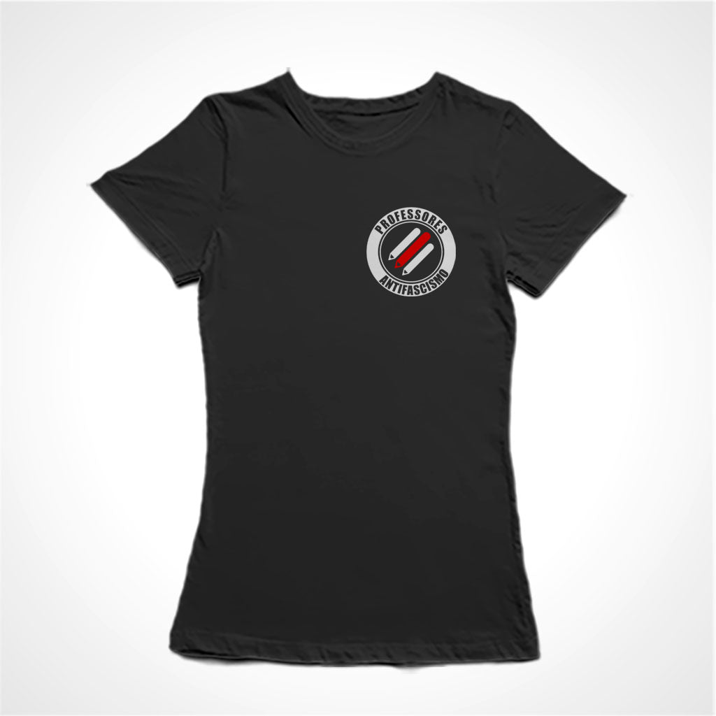 Camiseta Baby Look Professores Antifascismo Mini