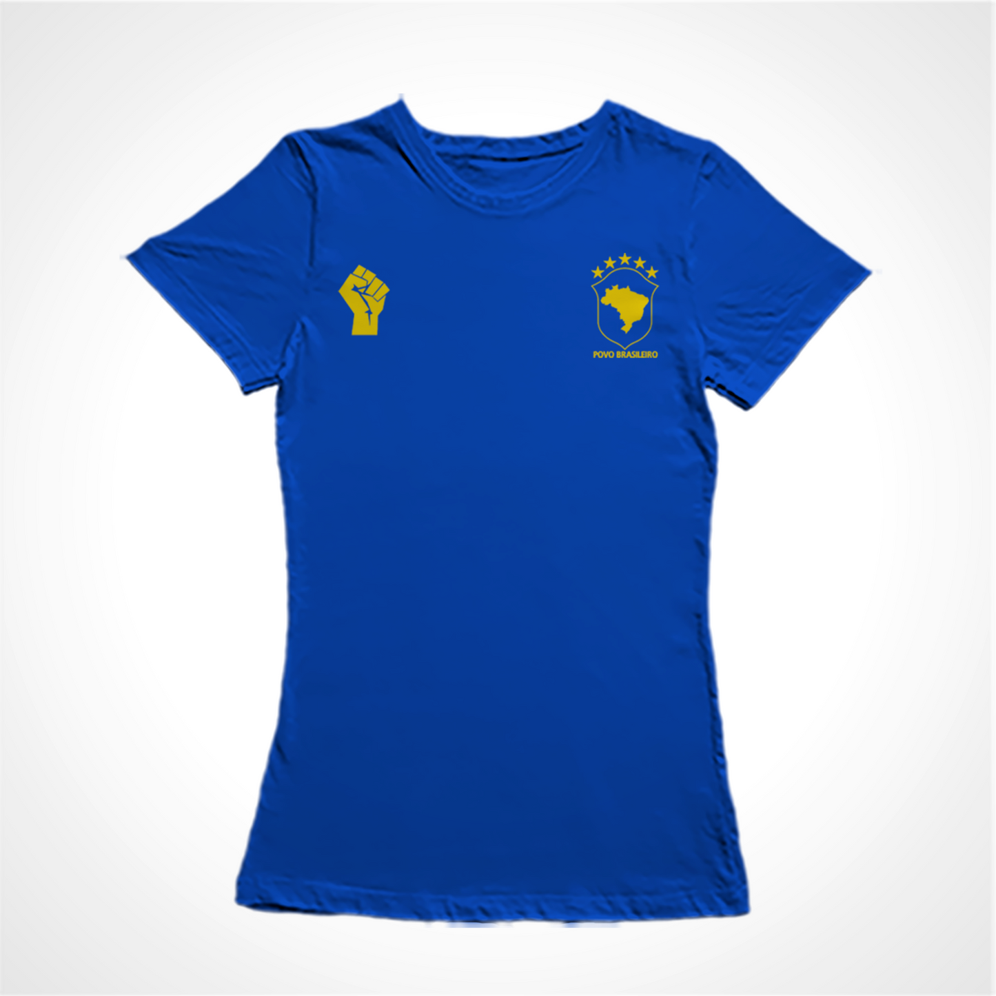 Camiseta Baby Look Povo Brasileiro