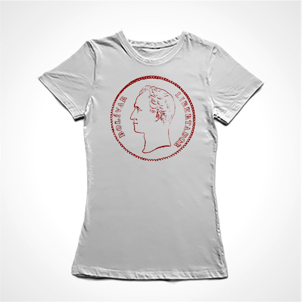 Camiseta Baby Look Libertador Bolívar