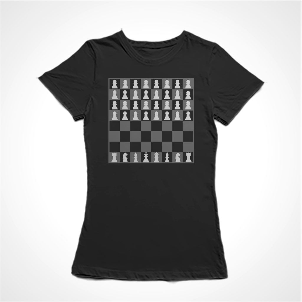 Camiseta Baby Look Xadrez da Revolução