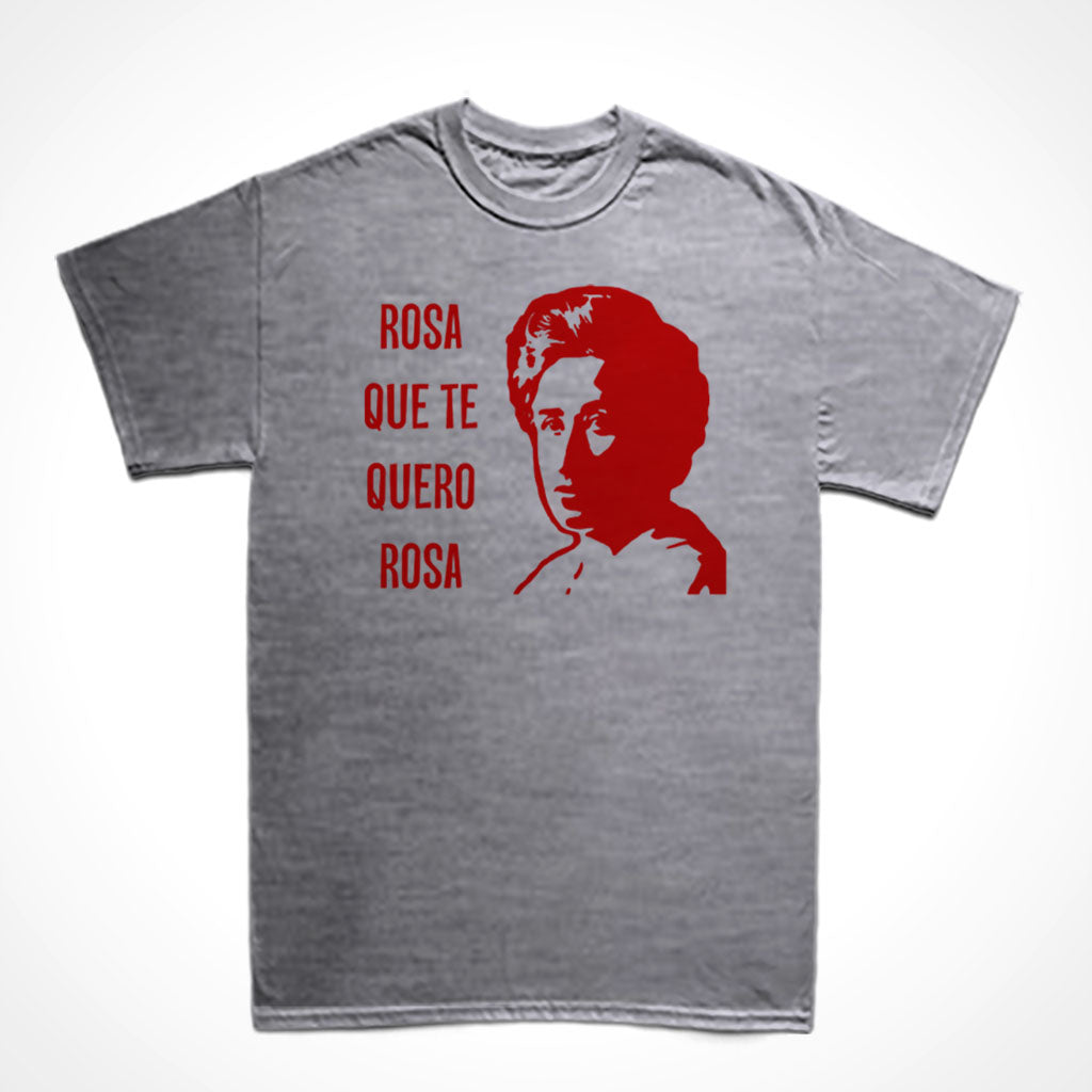 Camiseta Básica Rosa Que Te Quero Rosa