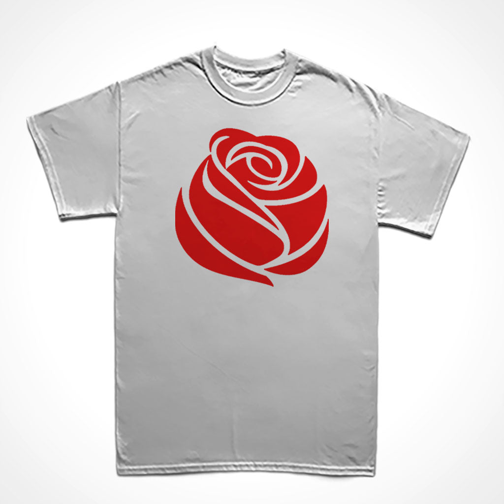 Camiseta Básica A Rosa Vermelha do Socialismo