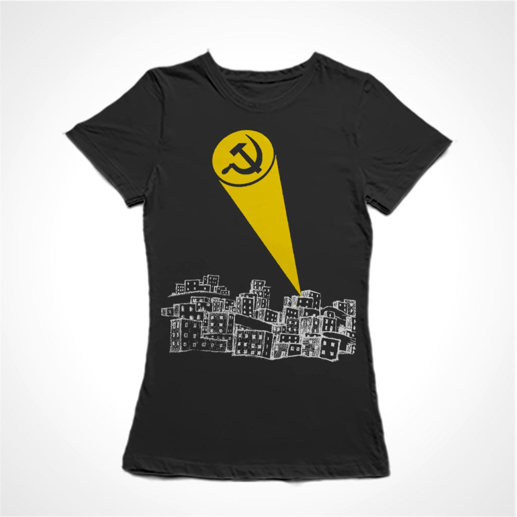 Camiseta Baby Look Luz da Comuna