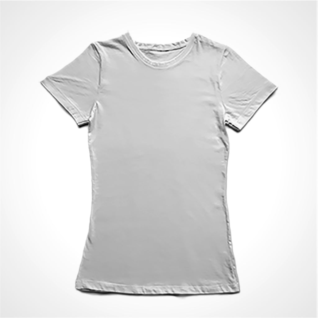 Camiseta Baby Look Lisa sem estampa.