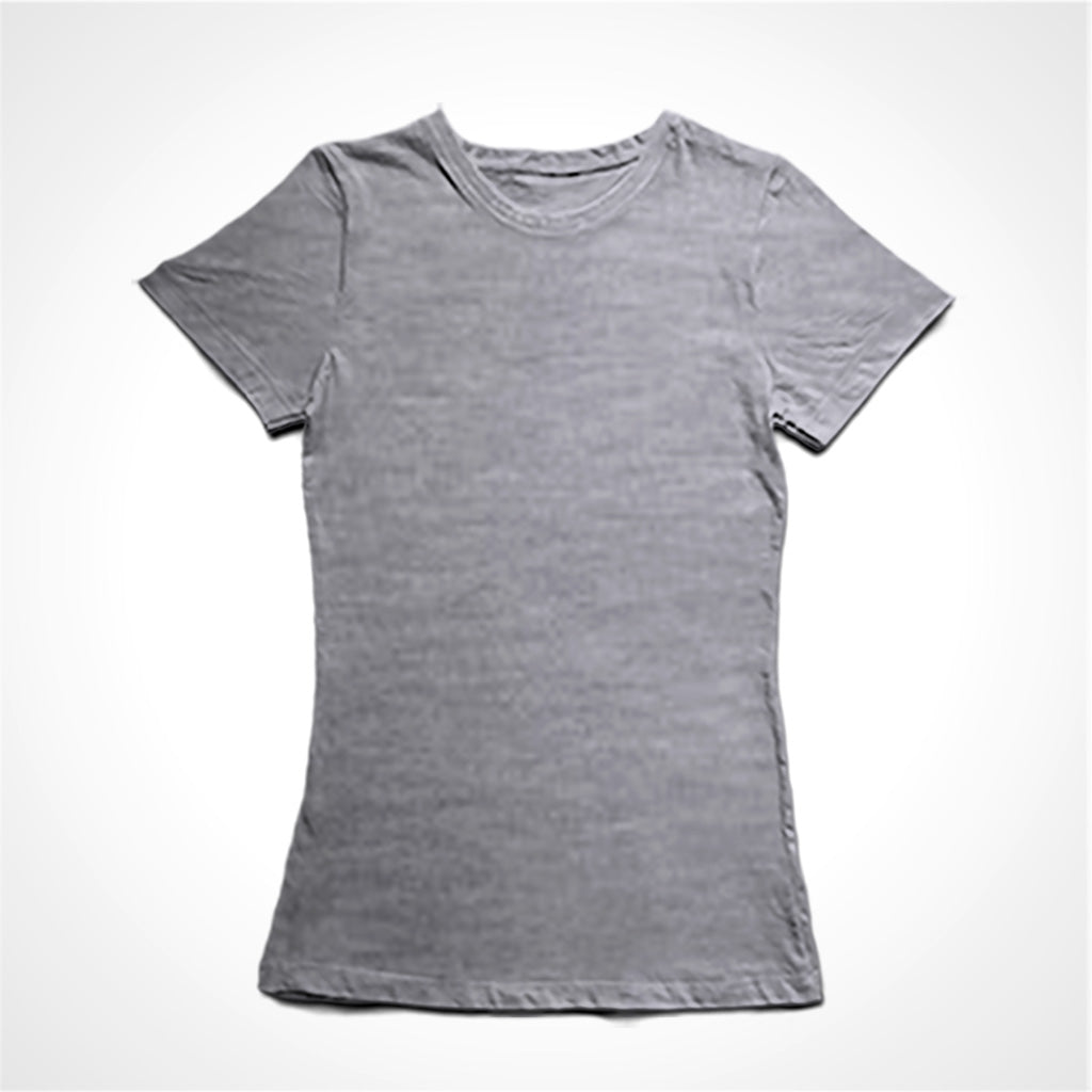 Camiseta Baby Look Lisa sem estampa.