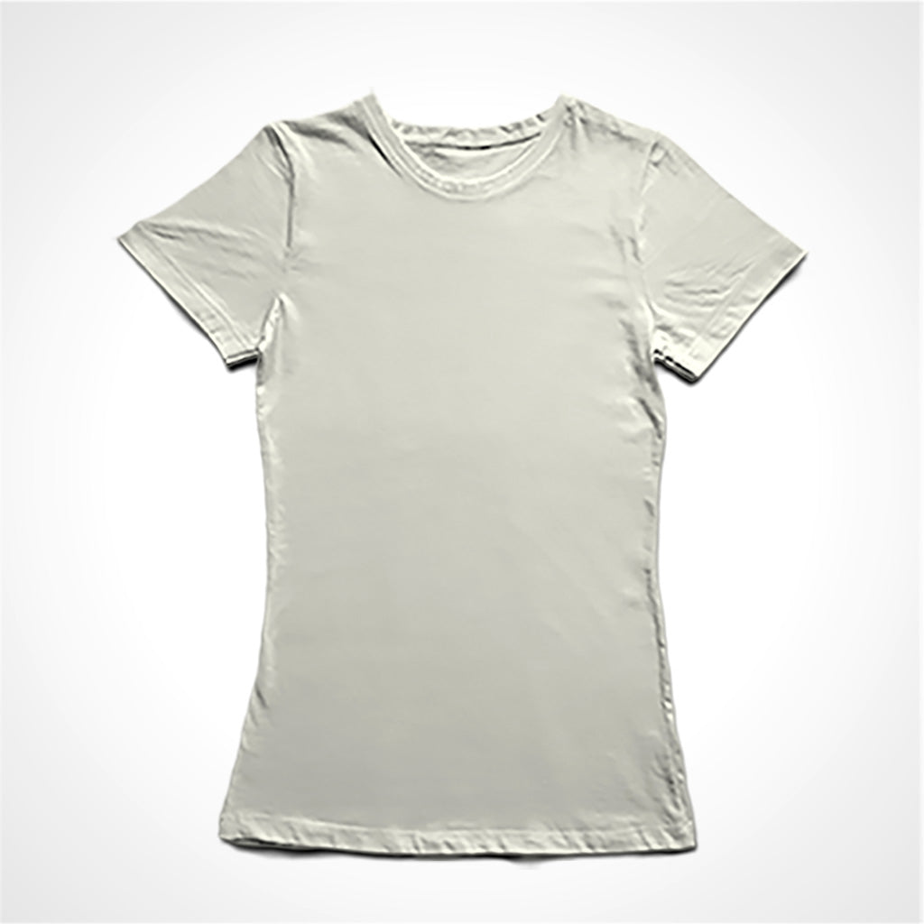 Camiseta Baby Look Lisa sem estampa.