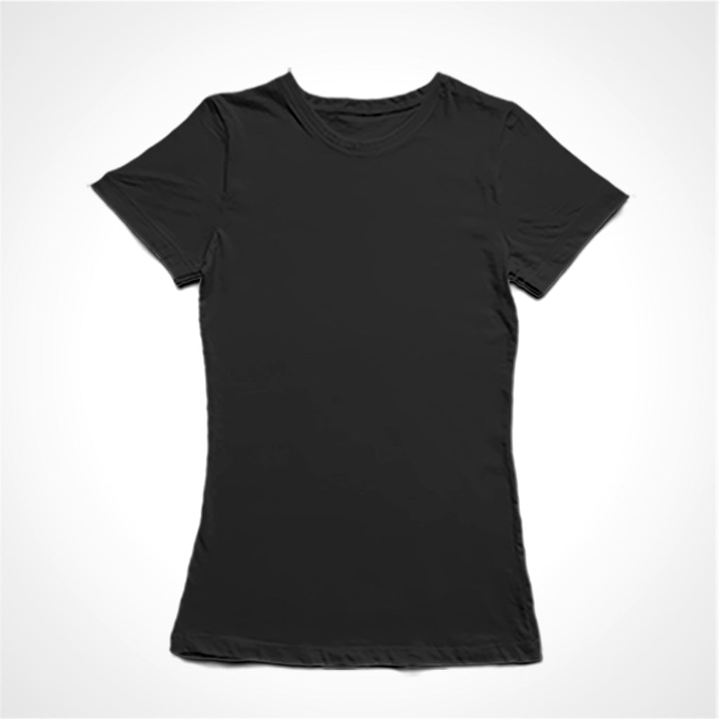 Camiseta Baby Look Lisa sem estampa.