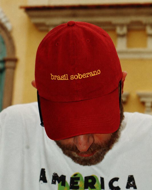 Boné Brasil Soberano Vermelho