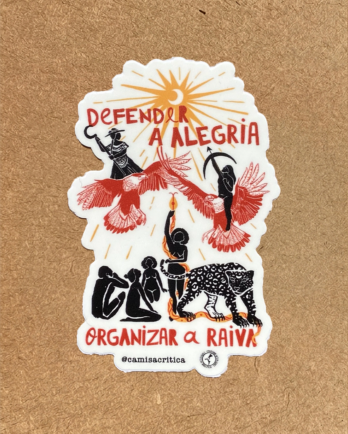 Adesivo Intervozes Defenda a Alegria