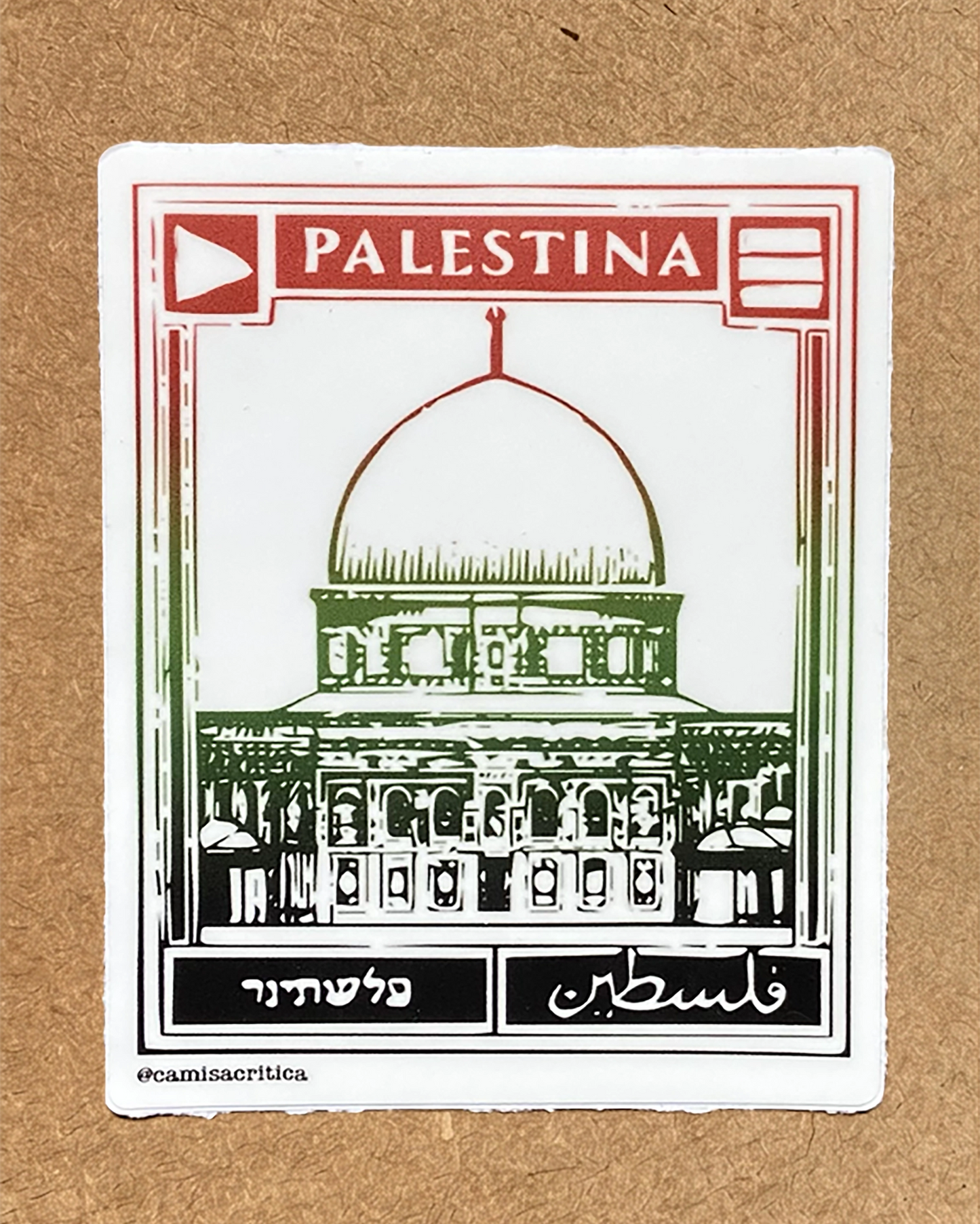 Adesivo Palestina Livre