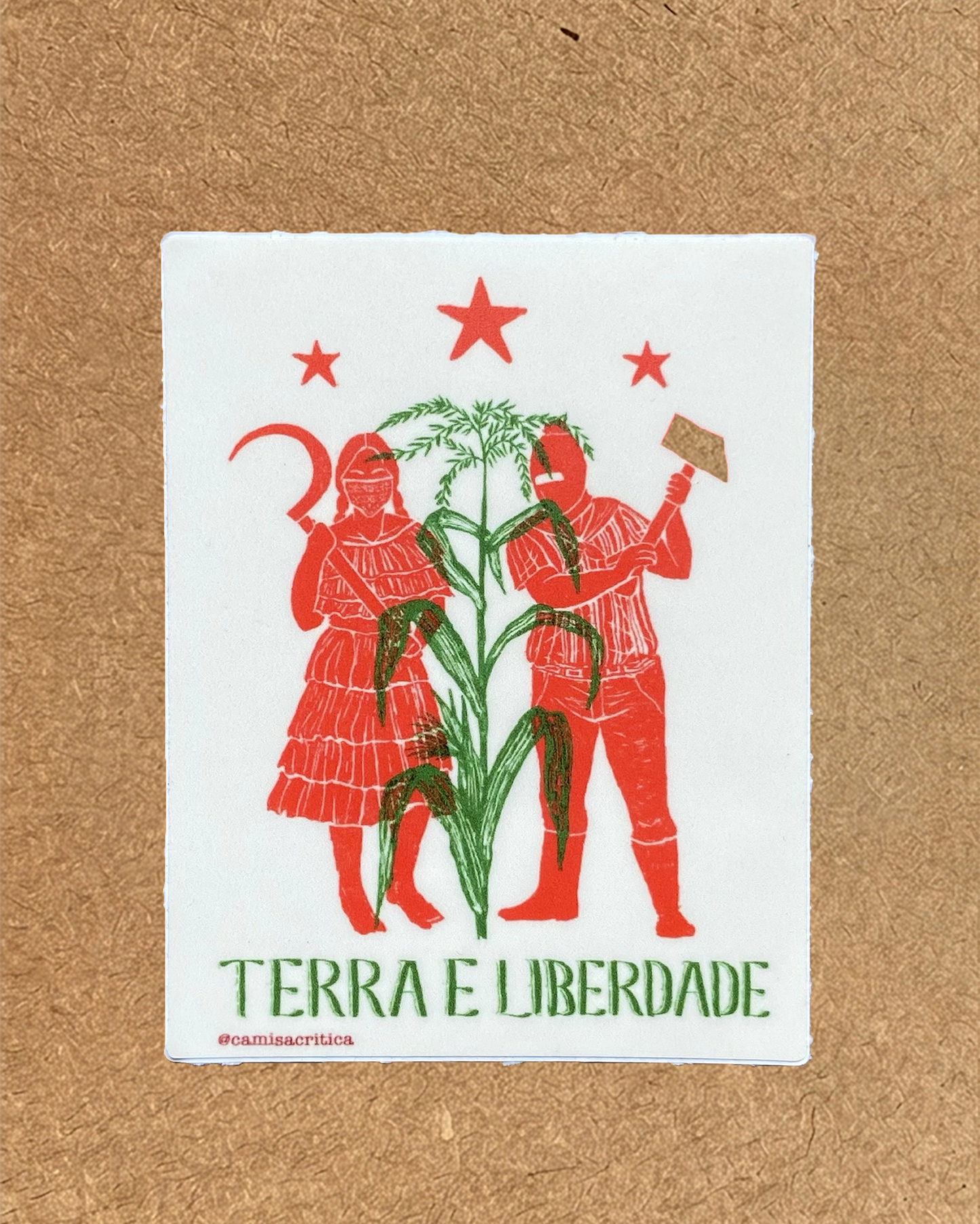 Adesivo Terra e Liberdade