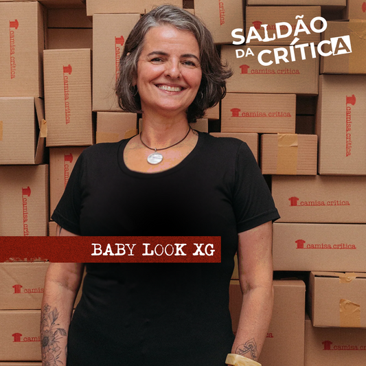 Saldão da Crítica - Camiseta Baby Look XGG