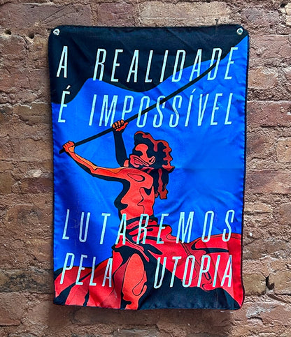 Bandeira lutaremos pela utopia