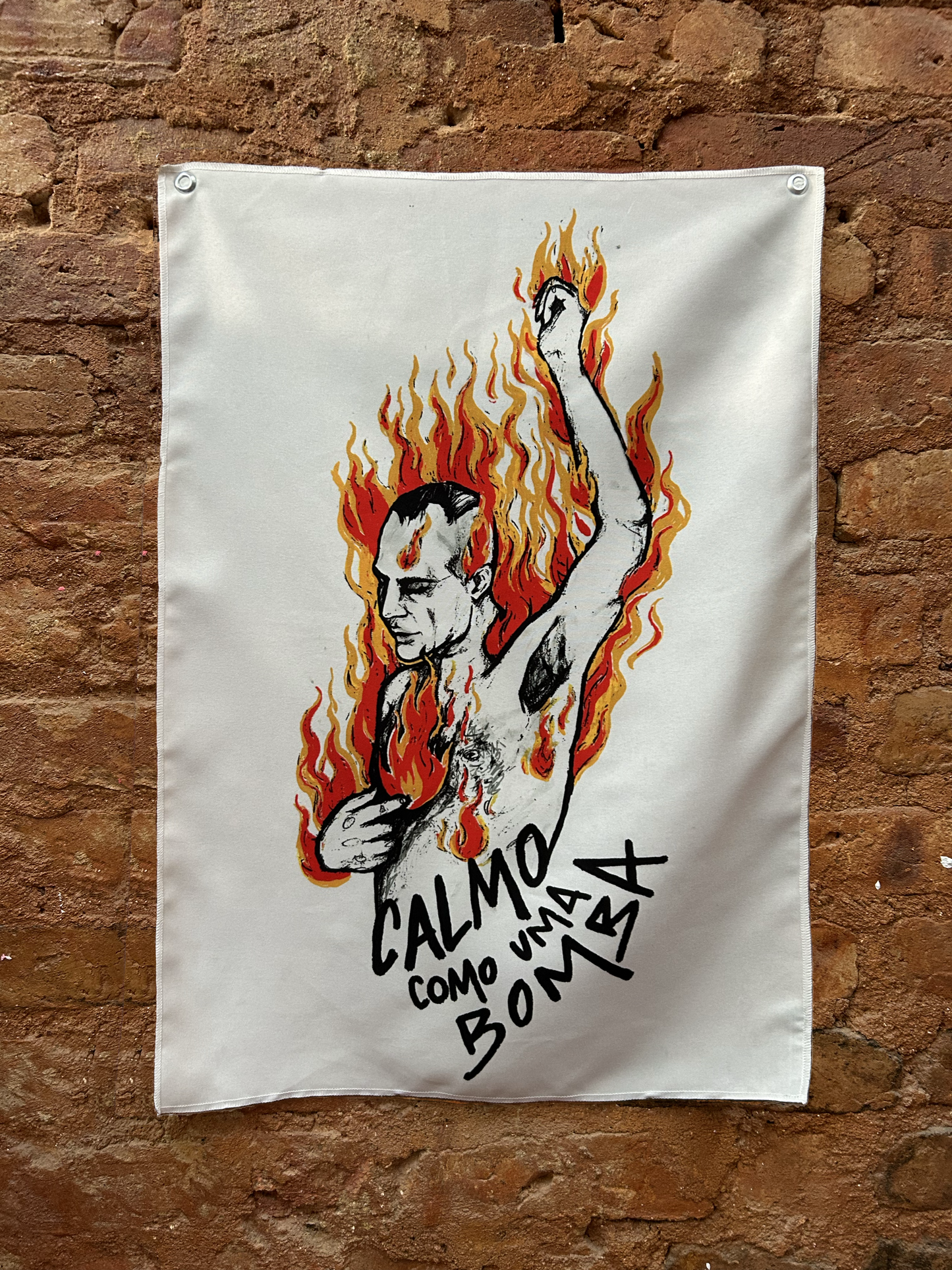 Bandeira Marighella Calmo Como Uma Bomba