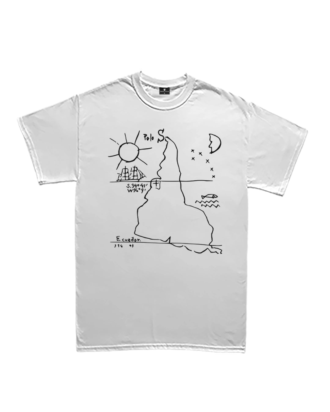 Camiseta Básica Nosso Norte É O Sul: Torres Garcia