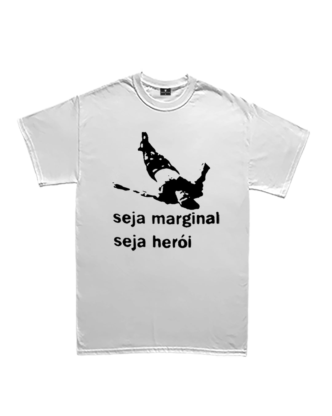 Camiseta Básica Seja marginal, seja herói