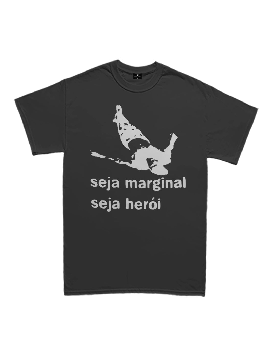 Camiseta Básica Seja marginal, seja herói