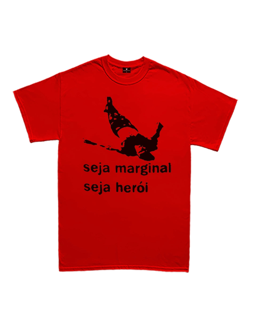 Camiseta Básica Seja marginal, seja herói