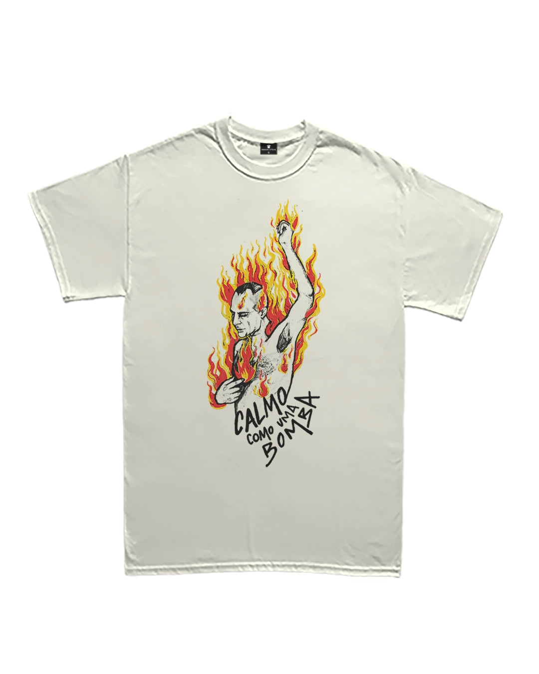 Camiseta Básica Marighella - Calmo Como Uma Bomba