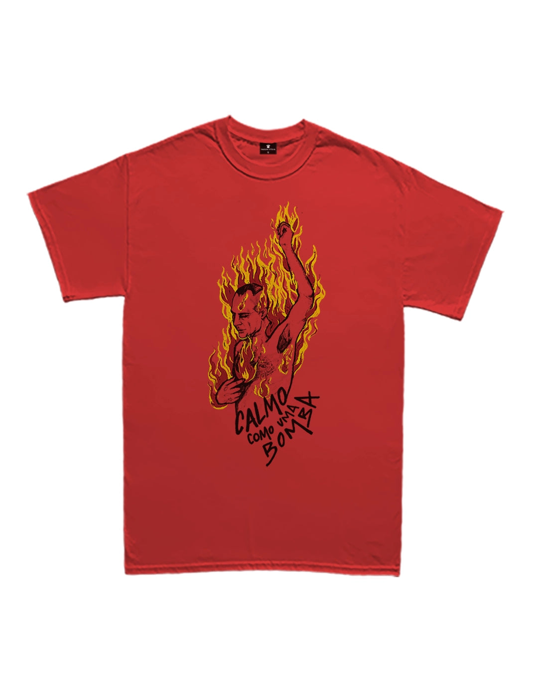Camiseta Básica Marighella - Calmo Como Uma Bomba
