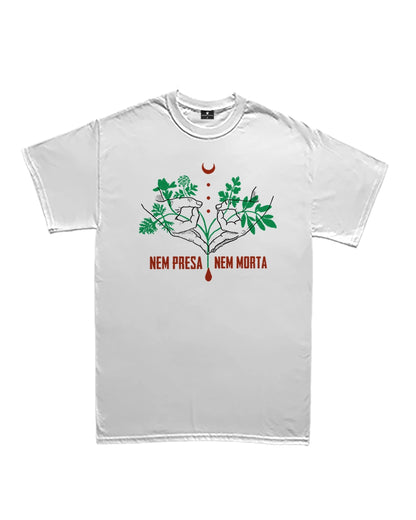 Camiseta Básica Nem Presa Nem Morta