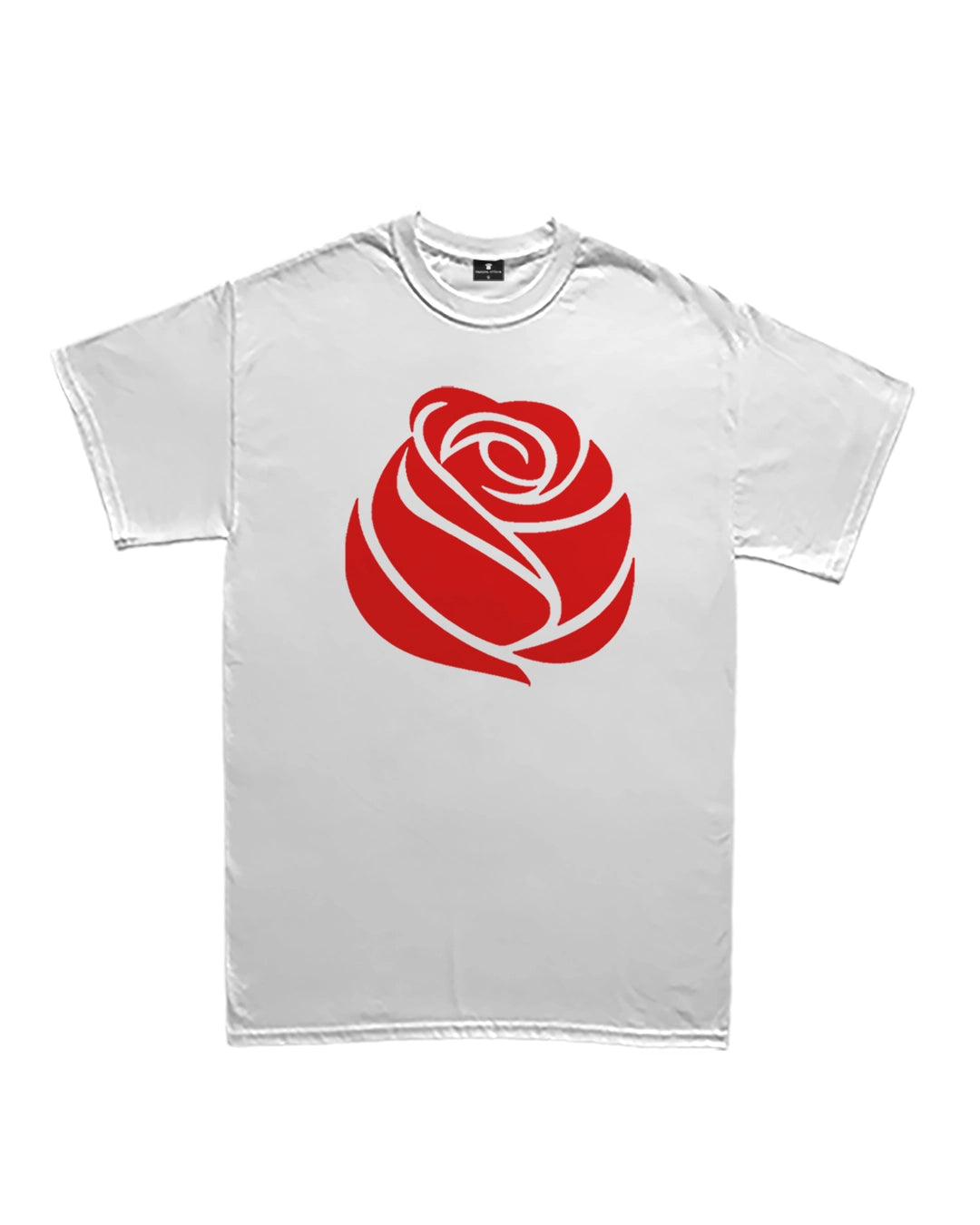 Camiseta Básica A Rosa Vermelha do Socialismo