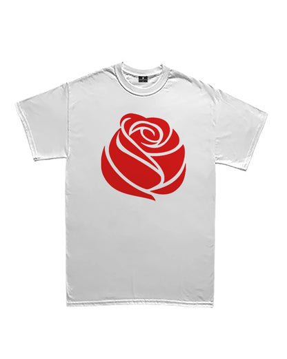 Camiseta Básica A Rosa Vermelha do Socialismo