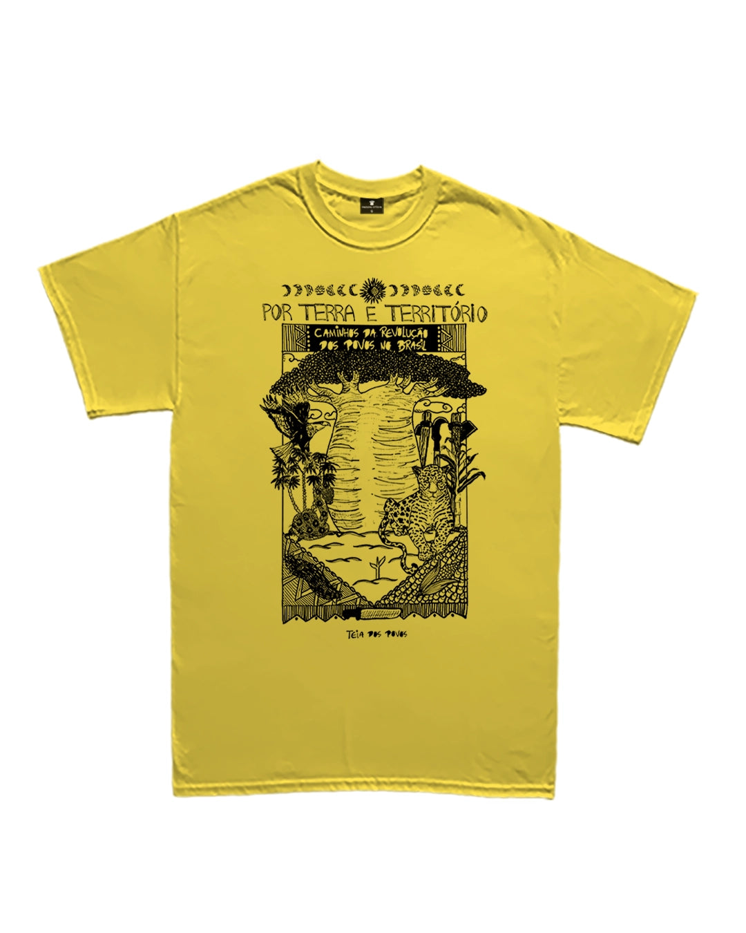 Camiseta Básica Por Terra e Território: Teia dos Povos