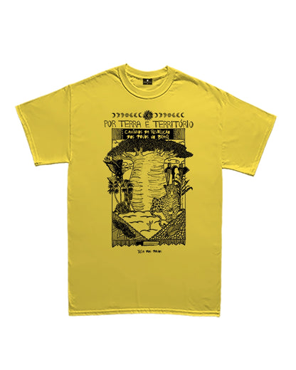 Camiseta Básica Por Terra e Território: Teia dos Povos