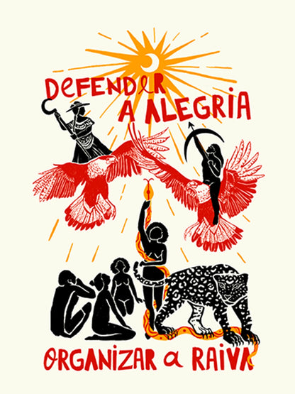 Camiseta Infantil Intervozes Defenda a alegria