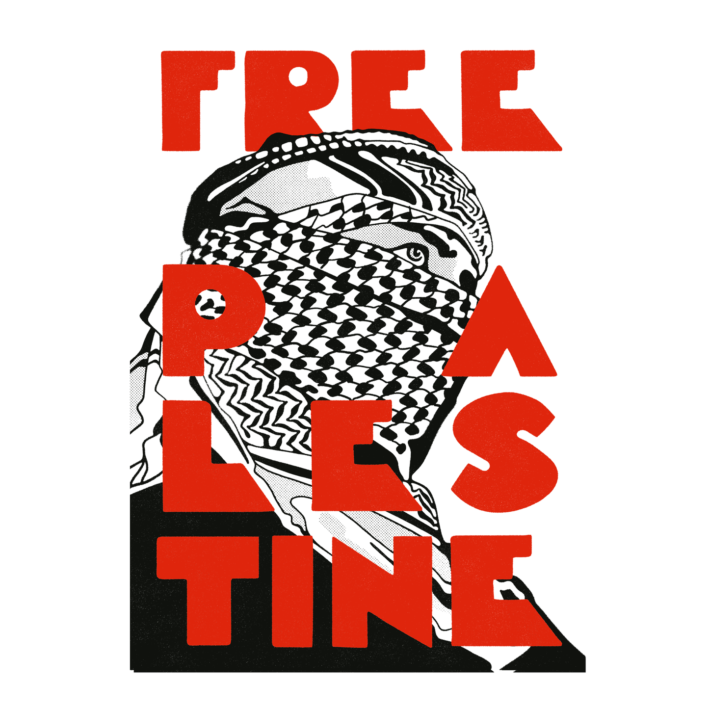 Camiseta Básica Free Palestine