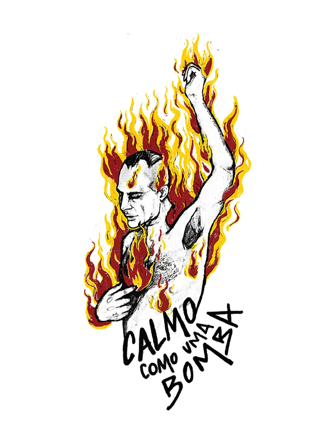Camiseta Regata Marighella - Calmo Como Uma Bomba