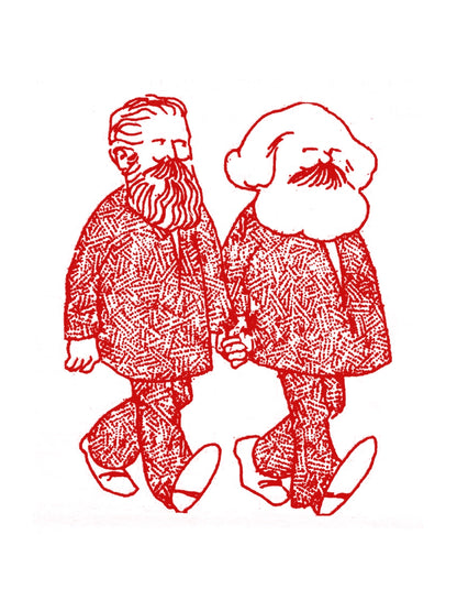 Camiseta Baby Look Marx & Engels